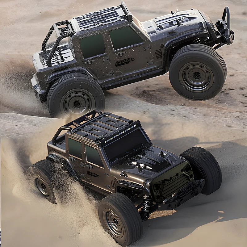 Monster Truck Télécommandé WLtoys 1:16 – Voiture RC 4x4 50 km/h avec LED & Batterie 7,4V