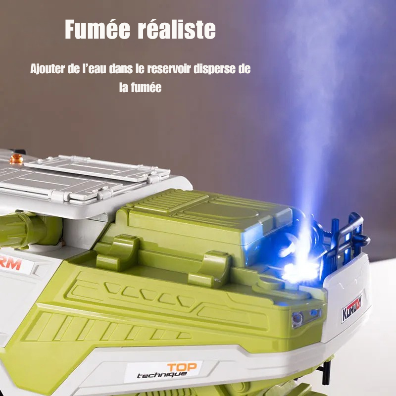 Tracteur Télécommandé RC Moissonneuse à Maïs 1:24 – 8 Canaux & Batterie Rechargeable