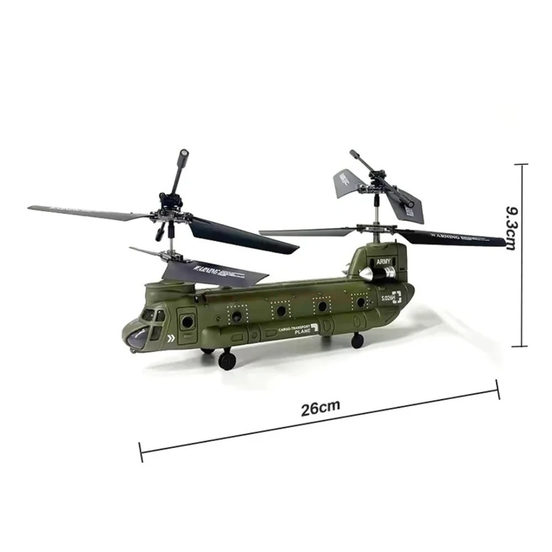 Hélicoptère Télécommandé de Combat – Double Hélice, Vol Intérieur, Facile à Piloter