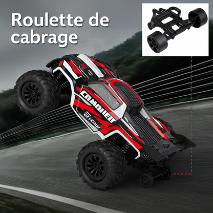 Voiture télécommandée 1:16 – Monster Truck 4WD 50 km/h, RC haute vitesse tout-terrain pour enfants et adultes