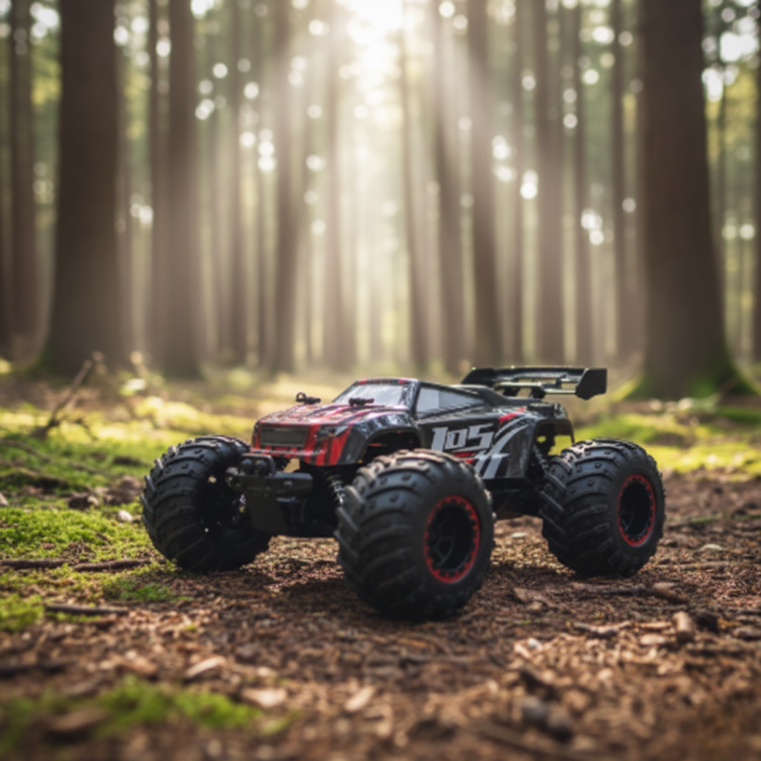 Voiture RC 4WD 25 km/h – 1:16 LED Tout-Terrain