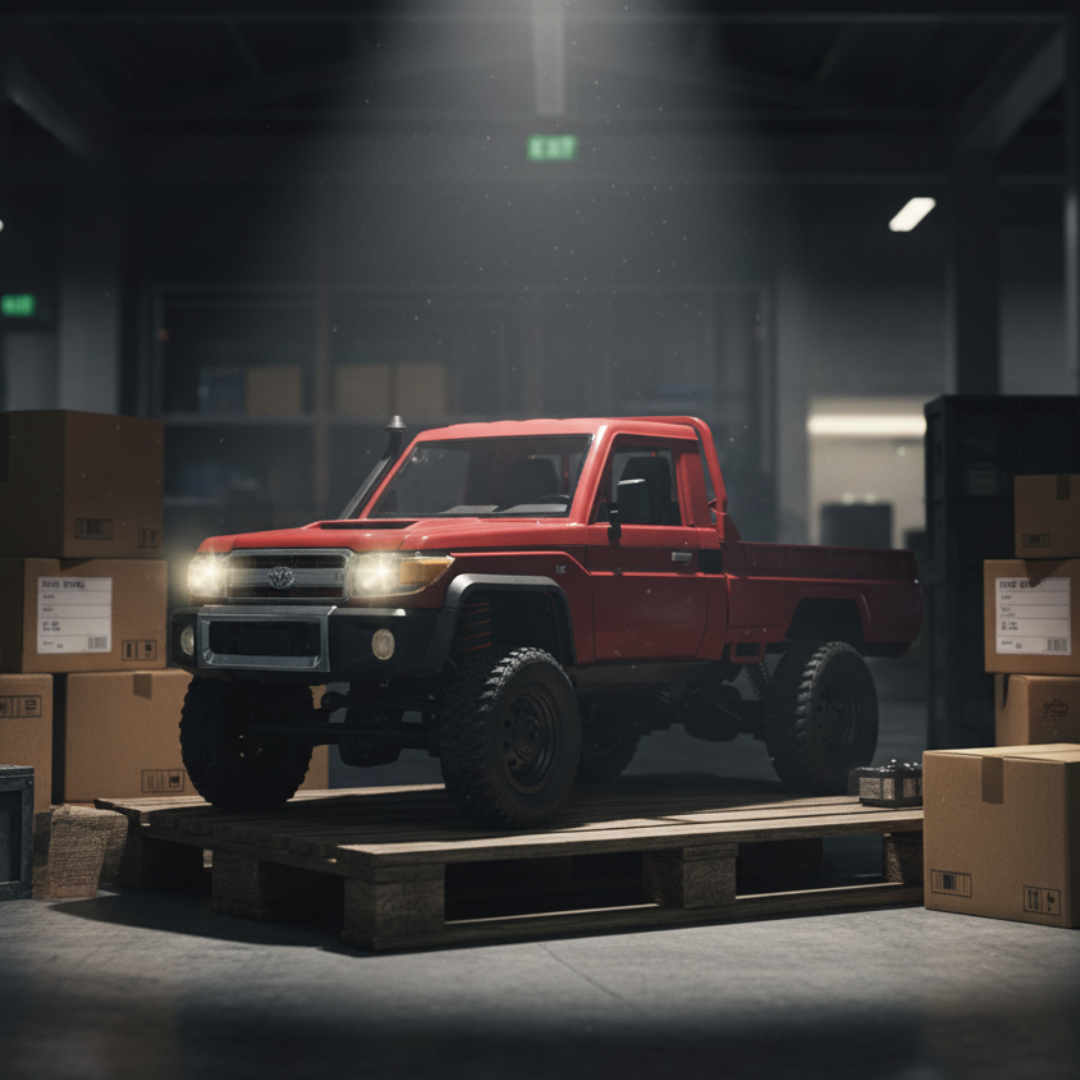 Monster Truck Toyota MN82 RC 1:12 – Pick-up télécommandé 4x4 tout-terrain avec LED