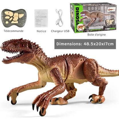 Dinosaure Télécommandé Carnivore RC Marron – Jouet Interactif avec Télécommande (Copie)