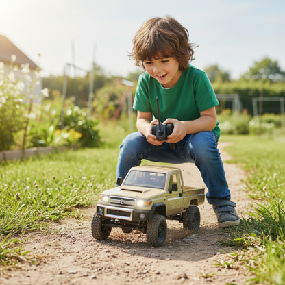 Monster Truck Toyota MN82 RC 1:12 – Pick-up télécommandé 4x4 tout-terrain avec LED (Copie)