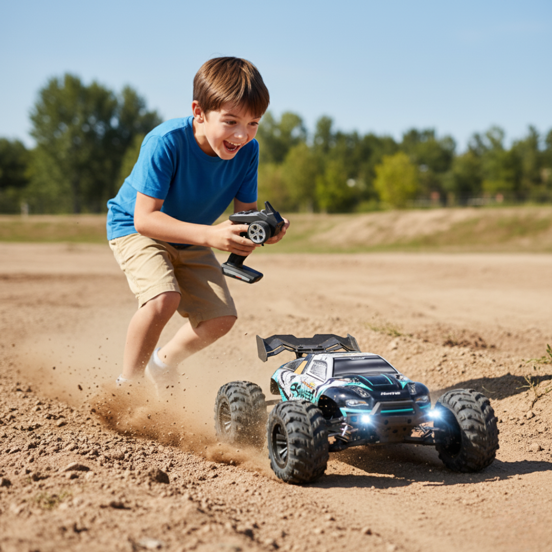 Monster Truck Télécommandé WLtoys 16101PRO – Brushless RC 1:16 70 km/h Tout-Terrain