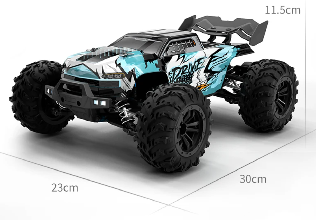 Monster Truck Télécommandé WLtoys 16101PRO – Brushless RC 1:16 70 km/h Tout-Terrain