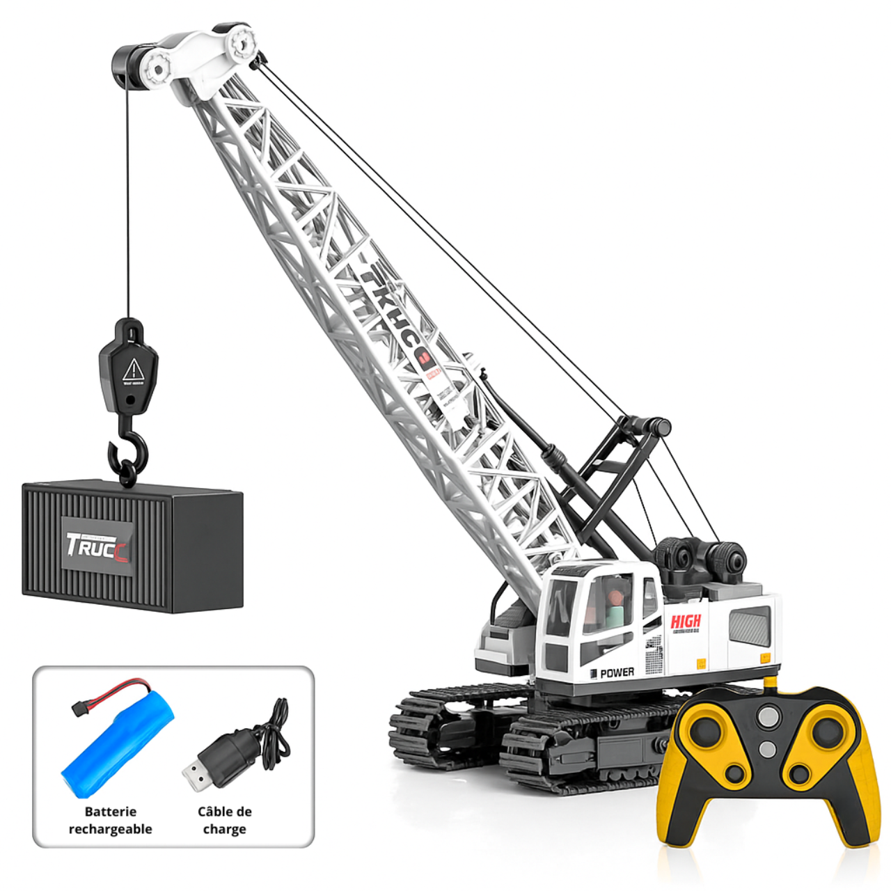 Grue Télécommandée RC 13 canaux avec Télécommande