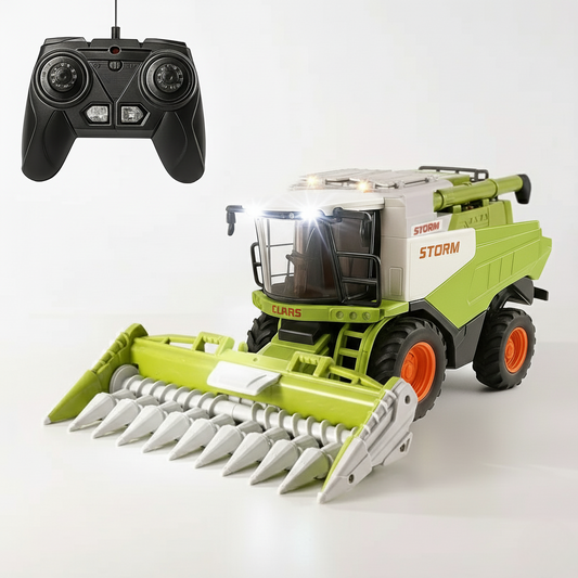 Tracteur Télécommandé RC Moissonneuse à Maïs 1:24 – 8 Canaux & Batterie Rechargeable