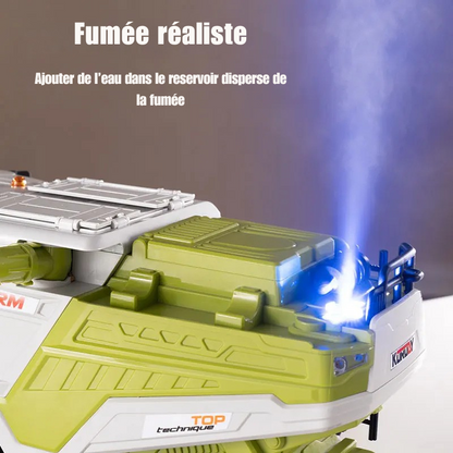 Tracteur Télécommandé RC Moissonneuse à Maïs 1:24 – 8 Canaux & Batterie Rechargeable