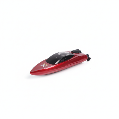 Mini Bateau Télécommandé Rouge avec LED – Haute Vitesse 5 km/h | Jouet Été Piscine Enfant