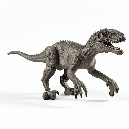 Dinosaure Télécommandé Carnivore RC Gris – Jouet Interactif avec Télécommande