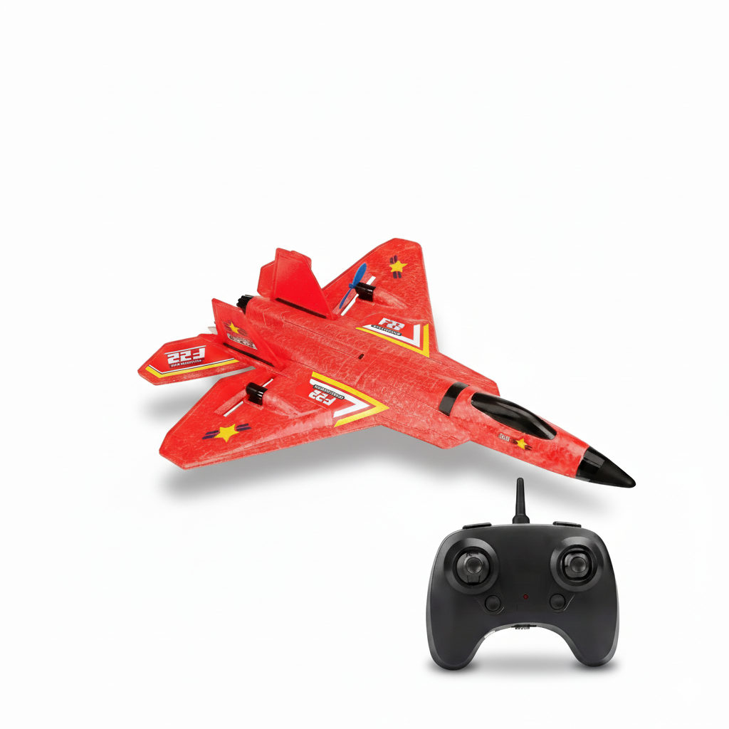 Avion Télécommandé RC en Mousse EPP avec LED | 2.4G 2CH | Vol Intérieur et Extérieur