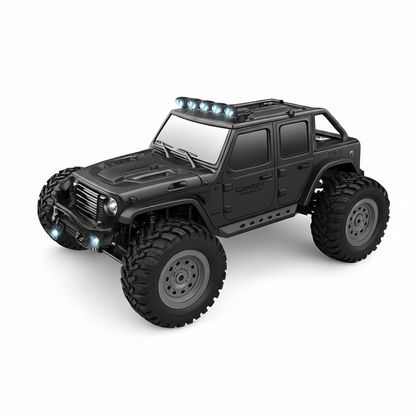 Monster Truck Télécommandé WLtoys 1:16 – Voiture RC 4x4 50 km/h avec LED & Batterie 7,4V
