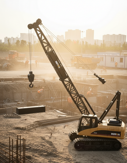 Grue Télécommandée HUINA 572 – Crochet Métal, Rotation 680°, Chenilles tout terrain