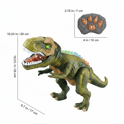 Dinosaure Télécommandé T-Rex avec Lumières et Sons – Jouet RC Réaliste Enfants