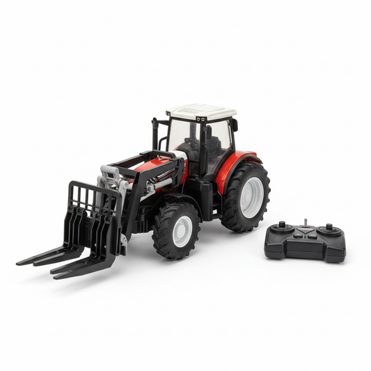 Tracteur Agricole Télécommandé 1:24 avec Lumières – Jouet RC Éducatif pour Enfants