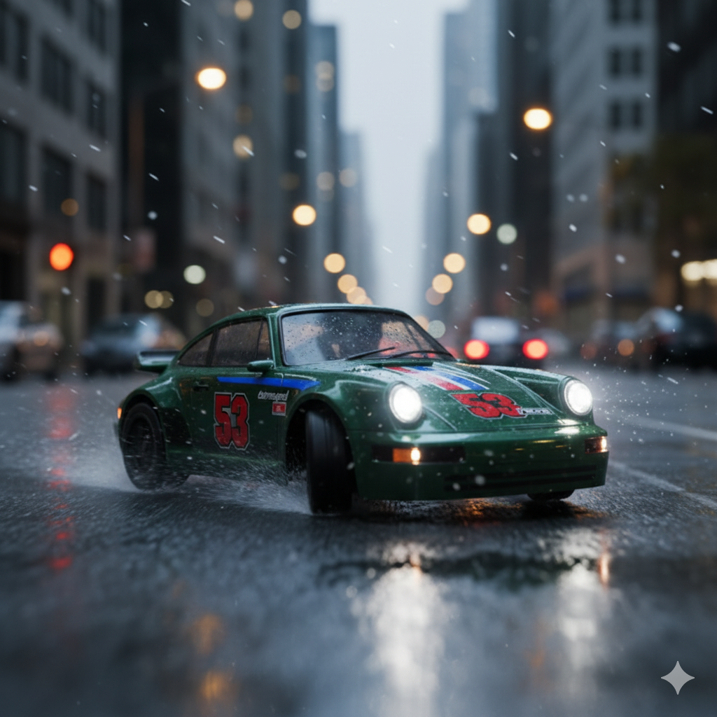 Voiture télécommandée Drift 1:43 – 18 km/h, Gyroscope, 4WD, Haute Vitesse RC