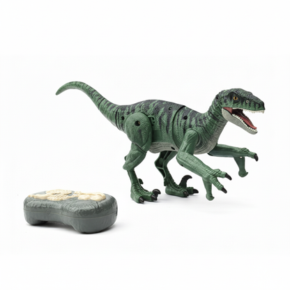 Dinosaure Télécommandé RC SM016S Vert – Jouet Interactif avec Lumières et Sons