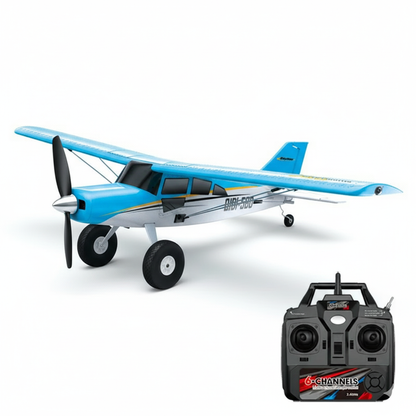 Avion Télécommandé Bleu 4CH en Mousse EPP Ultra Résistante