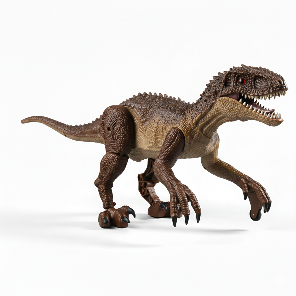 Dinosaure Télécommandé Carnivore RC Marron – Jouet Interactif avec Télécommande (Copie)