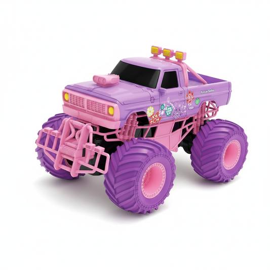 Voiture Télécommandée Barbie Rose 50 km/h – Pick-up Cascadeur pour Enfants