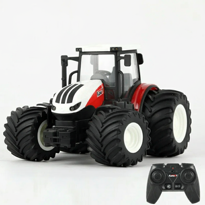 Tracteur Télécommandé RC 1:24 – 6 Canaux, Pneus Antichocs & Batterie Rechargeable