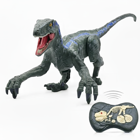 Dinosaure Télécommandé RC DZQ Bleu – Jouet Interactif avec Sons et Mouvements Réalistes (Copie)