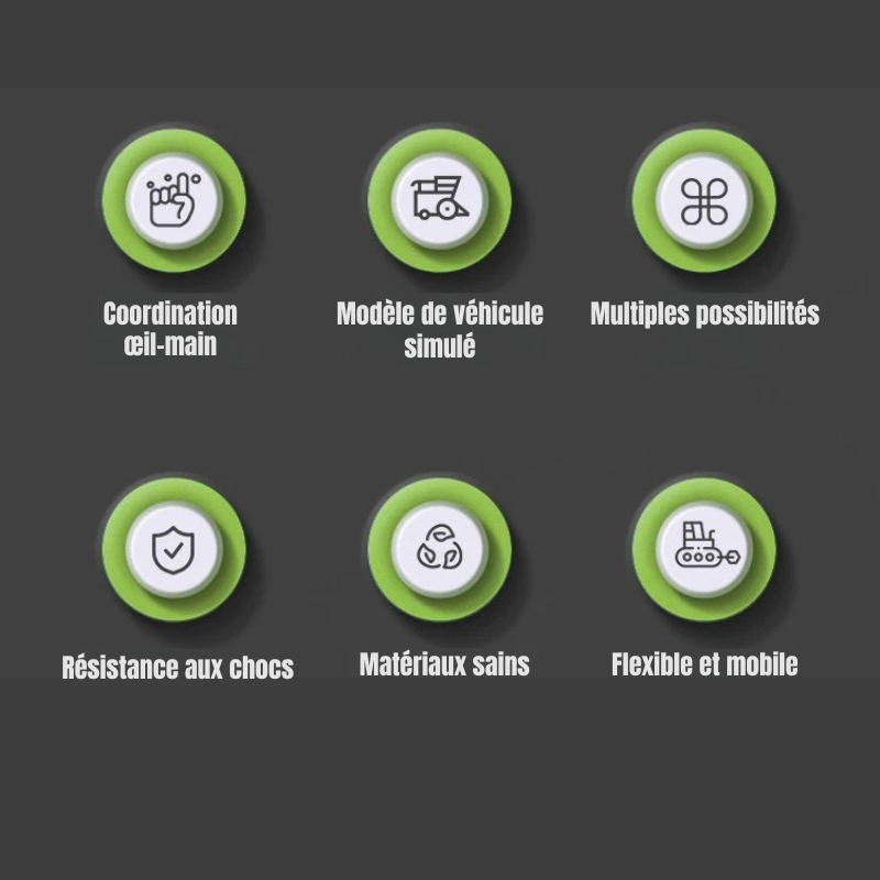 Tracteur Télécommandé 1:24 en Alliage – RC Agricole 6 Canaux avec Batterie Lithium