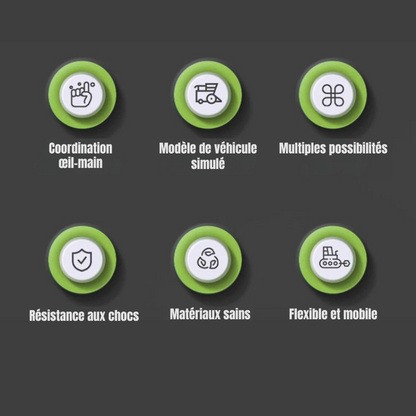 Tracteur Télécommandé 1:24 en Alliage – RC Agricole 6 Canaux avec Batterie Lithium