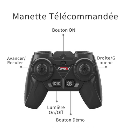 Tracteur Agricole Télécommandé 1:24 avec Lumières – Jouet RC Éducatif pour Enfants