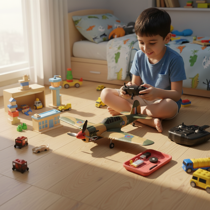 Avion Télécommandé XK P40 Fighter 4CH – 6G/3D Cascade RC