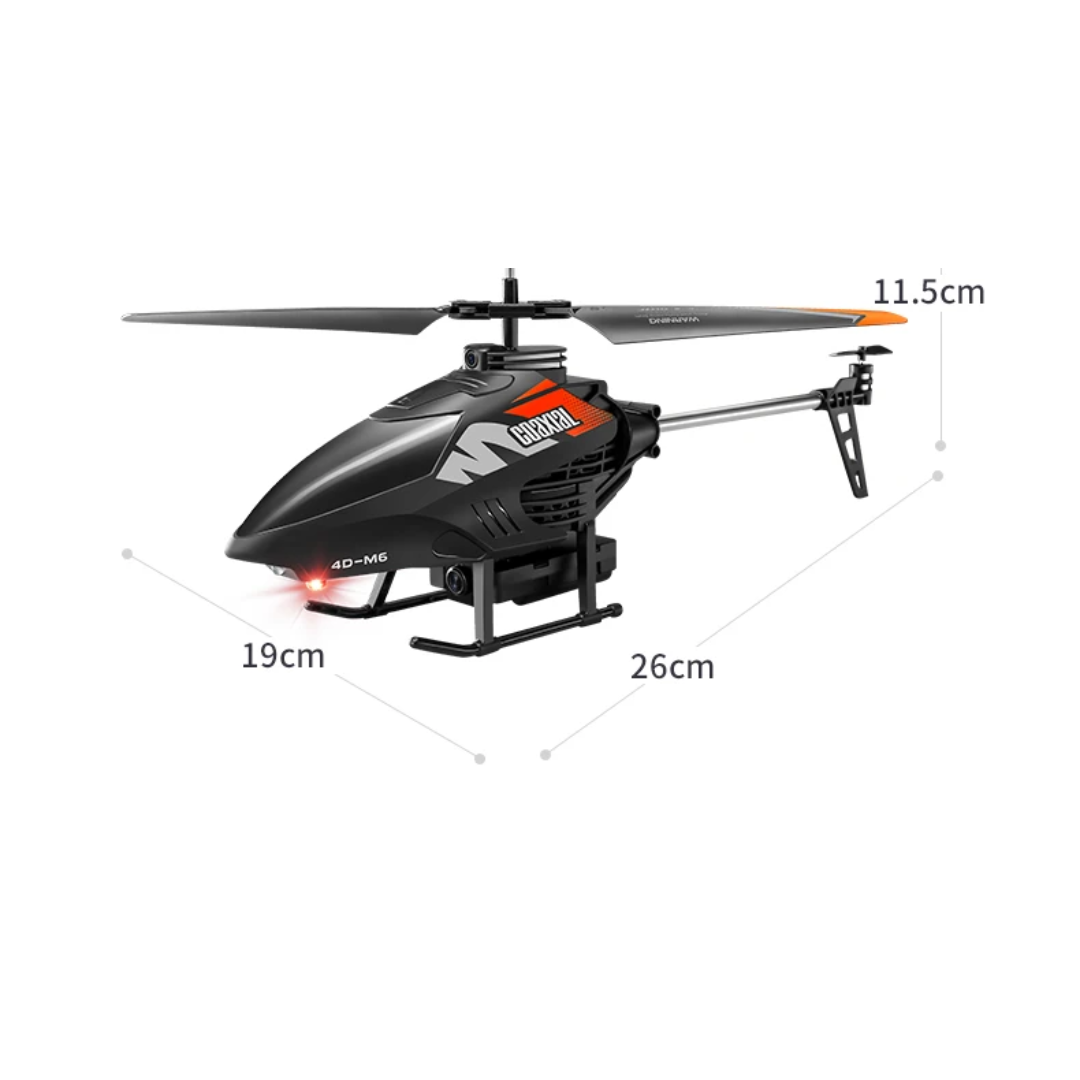 Hélicoptère Télécommandé avec Caméra 4K – Drone Télécommandé Léger pour Adultes et Enfants