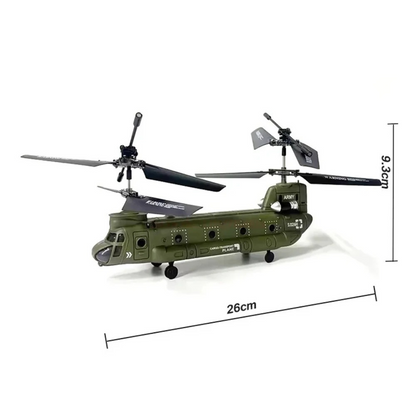 Hélicoptère Télécommandé de Combat – Double Hélice, Vol Intérieur, Facile à Piloter