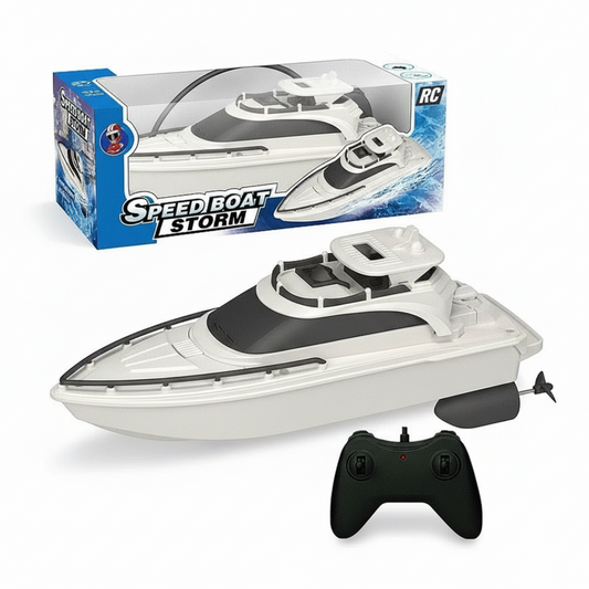 Bateau Télécommandé Haute Vitesse 2.4G – Double Moteur Étanche | Jouet Électrique