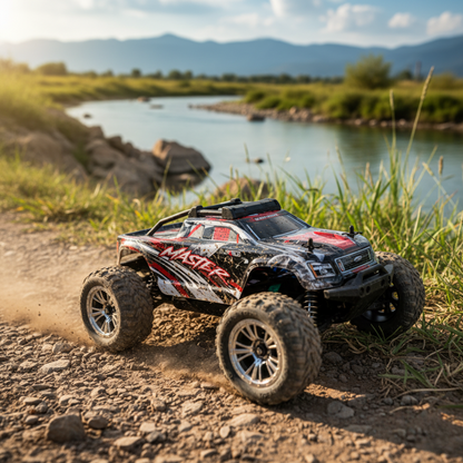 Voiture télécommandée tout-terrain 4x4 haute vitesse 33 km/h – Étanche, robuste et prête à l’action pour Enfants et Adultes
