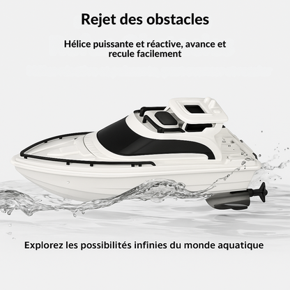 Bateau Télécommandé Haute Vitesse 2.4G – Double Moteur Étanche | Jouet Électrique