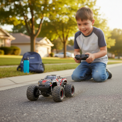 Voiture télécommandée tout-terrain 4x4 haute vitesse 33 km/h – Étanche, robuste et prête à l’action pour Enfants et Adultes