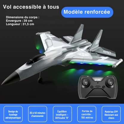 Avion Télécommandé G1 – Drone Planeur 3 Canaux pour Débutants & Pros