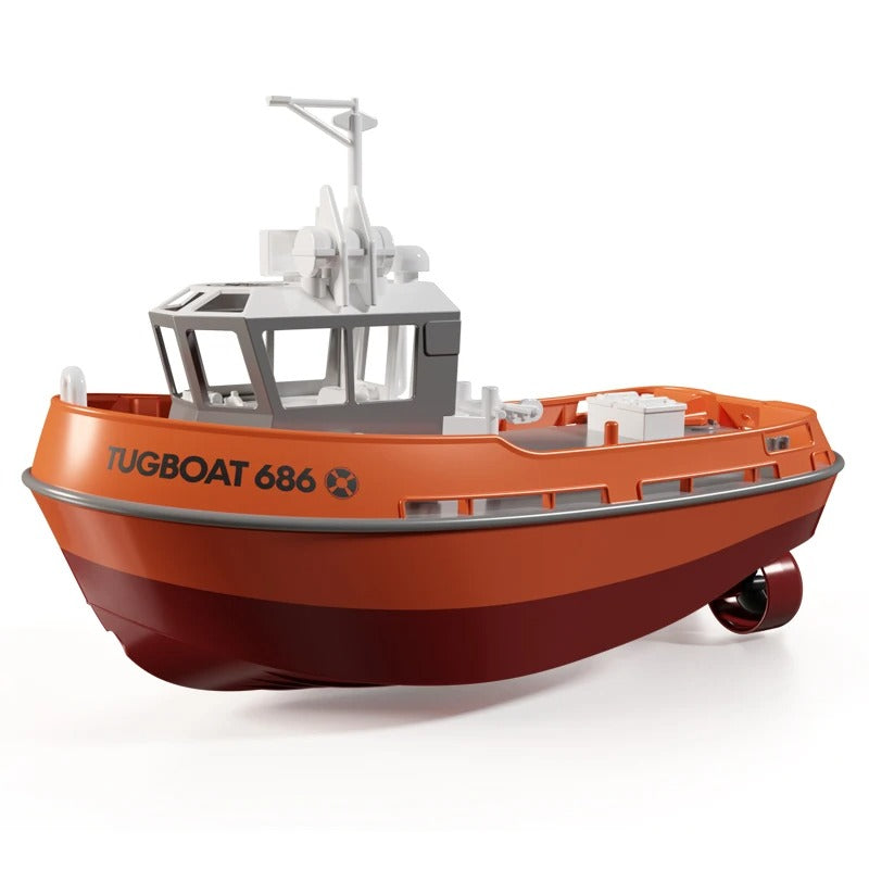 Bateau Télécommandé TUGBOAT 686 – Double Moteur, Échelle 1:72