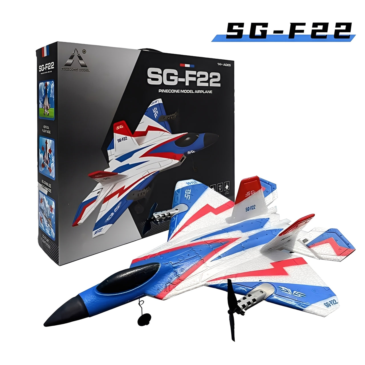 Avion Télécommandé SG-F22 4K – Jet RC 3D Cascadeur Électrique pour Enfants & Adultes